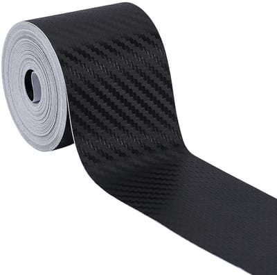 Dailygoods- Deurrand 10 m - 3D Koolstofvezel - Anti-botsing - Krasafdekking - Toegangsbeschermers - 50 mm breed - Beschermstrip