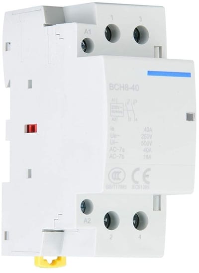 Dailygoody - Schakelaar 40 A - Vermogensschakelaar - Betrouwbaar en duurzaam - Compact formaat - Voor elektrische besturing - Geschikt voor DIN-railmo