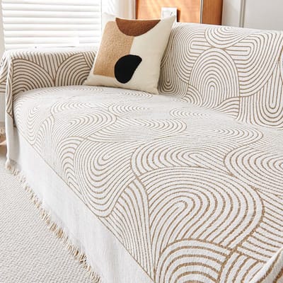 Volledig Bedekt Chenille Vier Seizoenen Universele Bankhanddoek Bankkussen Kussenhoes Doek Antislip Bankhoes All-Inclusive Volledige Set Deken 180-230cm