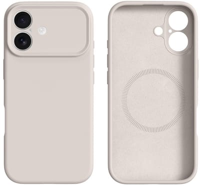 Coverup Hoesje - Geschikt voor iPhone 17 Hoesje - Coverup Colour TPU Back Cover - MagSafe Compatible - Ecru