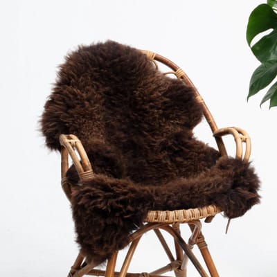 SHEEPY® | Schapenvacht | Filip (Bruin) XL (110-115cm) - Sheepy.cc