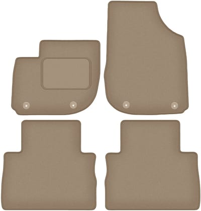 Wielganizator WLG-CARLUX Serie - Automatten - Beige - Voor Honda e:NY1 SUV 2023