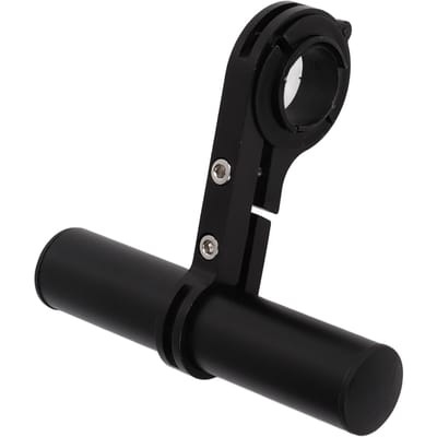 Support d'extension de vélo multifonctionnel 10 cm Support à tige unique d'extension en alliage d'aluminium pour vélo black