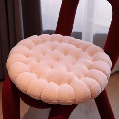 Coussin de chaise de bureau créatif et épais en biscuit, joli coussin décoratif pour salon, chambre à coucher, canapé, dossier, Tatami High Quality gray