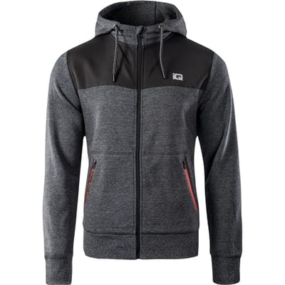 Hooded sweatshirt met rits IQ Cross The Line Sarin