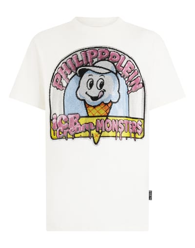 Round Neck T-Shirt Ice Cream Monsters