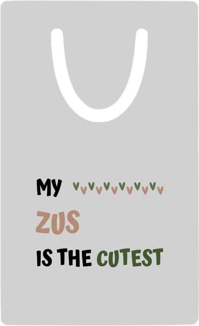 Hacebo® - my zus is the cutest metalen boekenlegger- Zus - schattige zus - verjaardagscadeau - verjaardag - cadeau - cadeautje voor zus - zus artikelen - kado - geschenk - gift Bladwijzer boekenleggers - 7.6 cm x 5cm