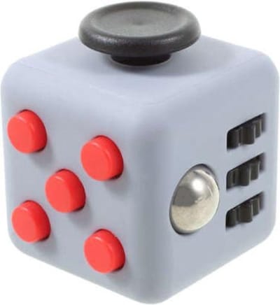 Fidget Cube 2 Stuks  - Stressbestendig - Helpt met het focussen. GRIJS/ZWART/ROOD
