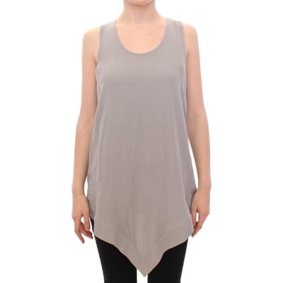 Highlow Hemline Mouwloze Top