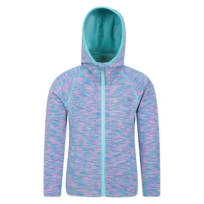 Mountain Warehouse Kinder/Kids Kayleigh II Stripe Full Zip Hoodie (Blauw)