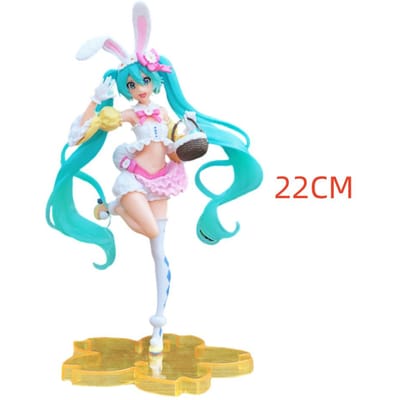 Figurine Anime Hatsune Miku Robe de Mariée Figurines d'Action Kawaii Maillot de Bain Vocaloid PVC Modèle de Collection Jouets Cadeau Fille NO BOX