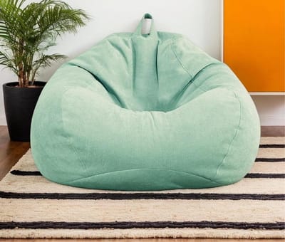 Zitzakhoes - Luie bank vloerkussen - Ontspannen Zitten - Dubbele Rits Verstelbaar - 90x110cm - Effne