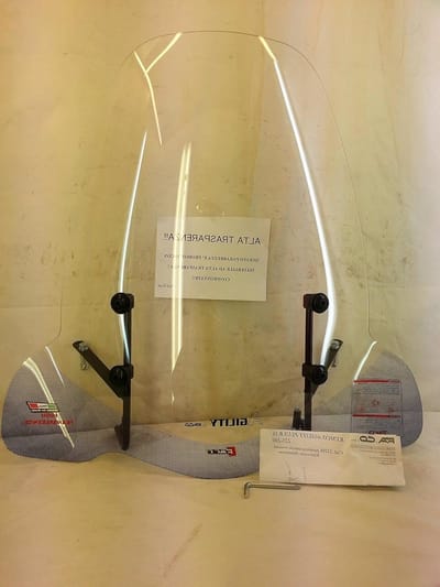 Scooter Windscherm - Windbescherming Motor - Bescherming Tegen Wind - Specifieke Pasvorm - 1 Stuk - Zwart