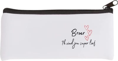 Akyol - broer ik vind jou super lief Etui - Broer - de liefste broer - verjaardag - cadeautje voor broer - broer artikelen - kado - geschenk - 20 bij 9 cm