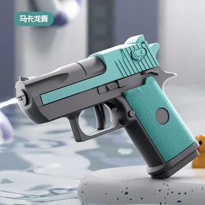 Nieuw Zomer Waterpistool Waterpistool Hoge Druk Schietend Water Strand Speelgoedpistool Voor Kinderen Jongens Meisjes Buiten Plezier Speelgoed groen
