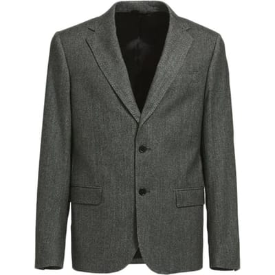 GUESS Marciano By  2b Notch Blazer Black White Herringb Größe: 52 | Blazer Outlet | Herren | Schwarz