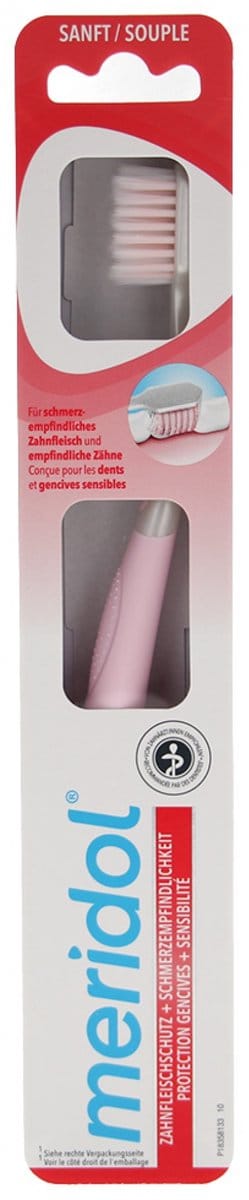 Meridol Complete Care Zachte Tandenborstel (Kleur : Roos)