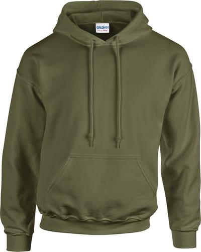Gildan Heavy Blend™ Adult Hooded Sweatshirt GI18500 - Military Green - XXL