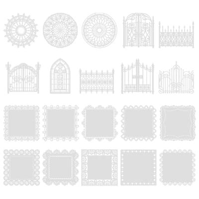 Dailygoods- Kantpapier 20 stuks - Vintage Patroon - Decoratief Materiaal - DIY Achtergrondpapier - Scrapbooking - Hoogwaardig Papier - Scrapbookingpapier