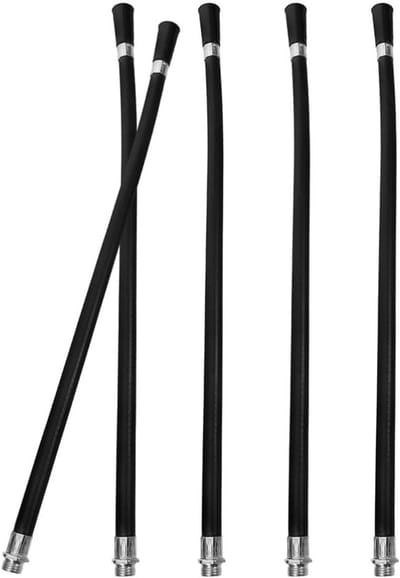 Brandblusser Spuitslang - Brandblusser Accessoires - Brandbeveiliging - Duurzame Plastic Constructie - 513 x 21 x 21 cm - Zwart