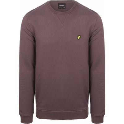 Lyle & Scott Sweat Crewneck Espresso - Maat S - Heren - Sweaters