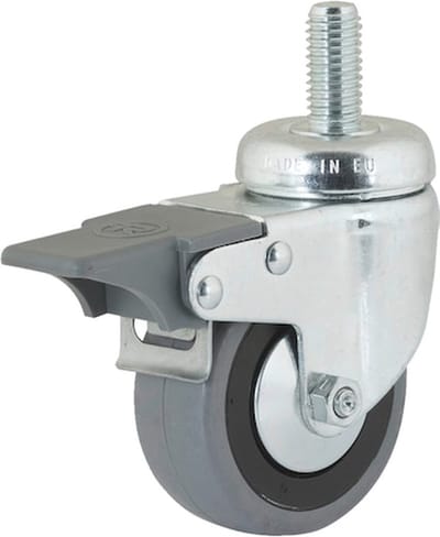 Wurth - Machinezwenkwiel m. draaib. stelschroef en vergr. - Zwenkwiel Met draaibare stelschroef en vastzetrem x 4 st - 50 kg