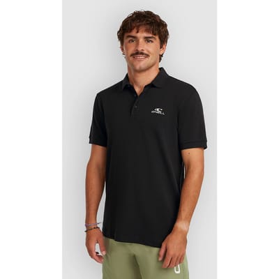 O´neill Slub Korte Mouw Poloshirt Zwart 2XL Man
