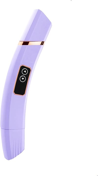 Elektrisch ontharingsapparaat voor vrouwen, ontharingsapparaat voor de bikinilijn, bikinitrimmer, bikinischeerapparaat, ontharingsapparaat voor vrouwen, pijnloze trimmer voor droog en nat gebruik (paars)