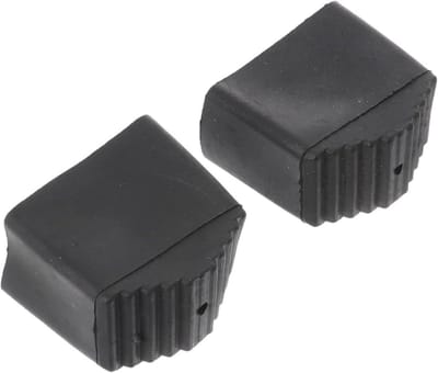 Vervangende Laddervoetjes - Ladderdoppen Rubber - Ladder Stabiliteit - Antislip Gestructureerd - 2 stuks 4cm - Zwart