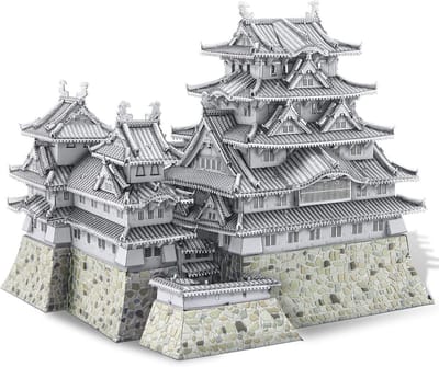 Omgoods - Himeji-jo 3D Puzzle - Volledig metalen modelbouwset voor volwassenen