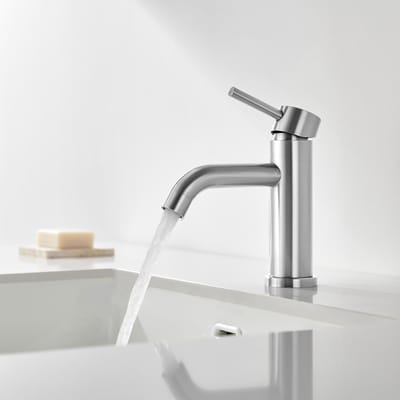 Kraan Badkamer Zilver, Wastafel Kranen met Keramische Klep Kern Badkamerkranen Wastafelkranen Eengreepsmengkraan Mengkraan Badkamer Kraan Wastafel Gastentoilet