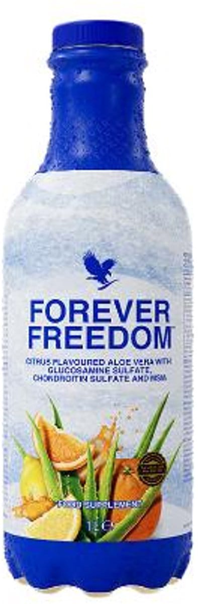 Forever Freedom 1000 ml | aloë gel met sinaasappelsmaak met glucosamine, chondroïtine en MSM, glutenvrij