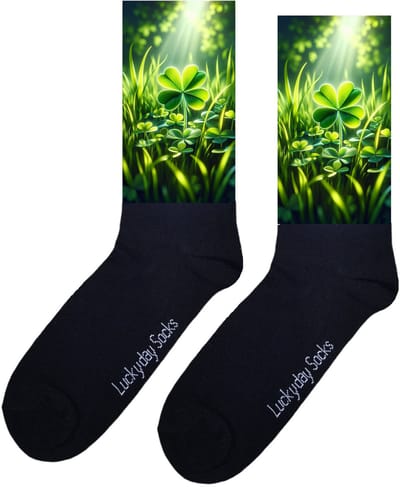 Geluk - Opkikker - Verjaardag cadeau - Grappige sokken - Leuke sokken - Hem haar sokken - Vrolijke sokken - Valentijn Cadeau - Examen - Geluk sokken - Kerst sokken - Vaderdag - Moederdag - Socks maken Happy - 37-44