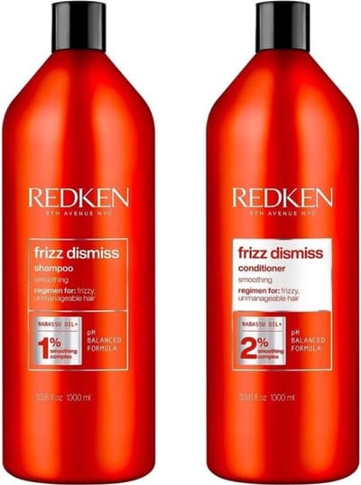 Redken Frizz Dismiss Care Package 1000ml shampoo en conditioner | Extra voordeel