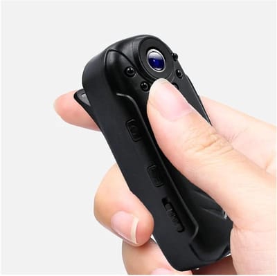 Draagbare Camera - Mini Recorder - Beveiliging Opnemen - 125 Graden Groothoek - 64GB Geheugen - Zwart