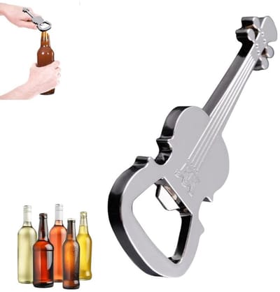 1 stuk - Vioolvormige flesopener - Flesopener met muzikaal thema - vioolflesopener - Muziek - violisten - instrument - snaarinstrument - 8.9*3.4cm - muzikanten