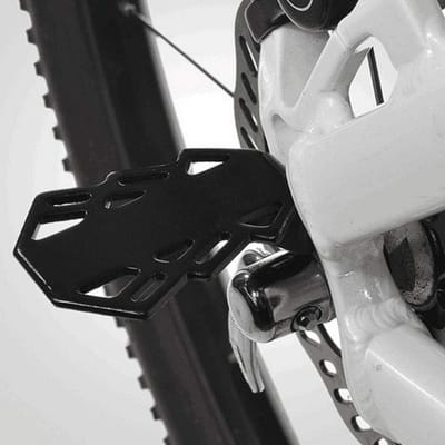 Zwarte Fiets Voetsteunen van Ijzer voor Mountainbike - Antislip Achterpedalen met 5mm Gat - 2 Stuks voor Comfortabel Fietsen