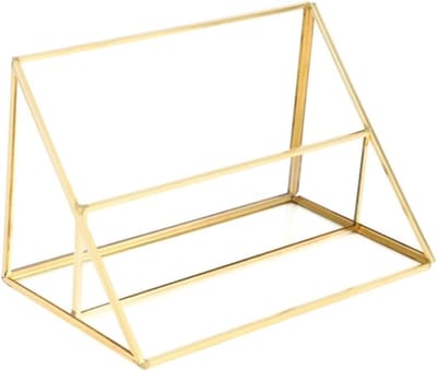 Glazen Opbergdoos - Sieradenrek Organizer - Sieraden Tentoonstellen - Geometrische Prismavorm - 22 cm x 12 cm x 11 cm