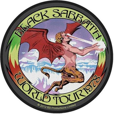 Black Sabbath - World Tour 1978 Patch - Multicolours