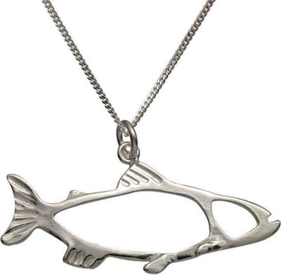AuBor ®. Hanger. Zilver. De zalm.