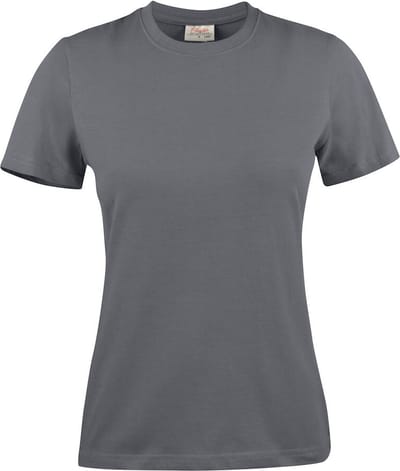 Printer HEAVY T-SHIRT LADY 2264014 - Staalgrijs - XXL