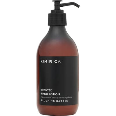 Kimirica Lotion pour les mains Blooming Garden 300 ml | Parfum floral délicat, Formule riche en hydratation Lotion pour les mains à texture rapidement absorbante 100 % végétalienne & Pa brown