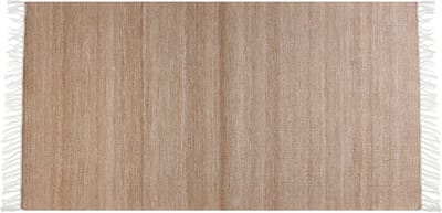 MALHIA - Vloerkleed - Zandbeige - 80 x 150 cm - Synthetisch materiaal
