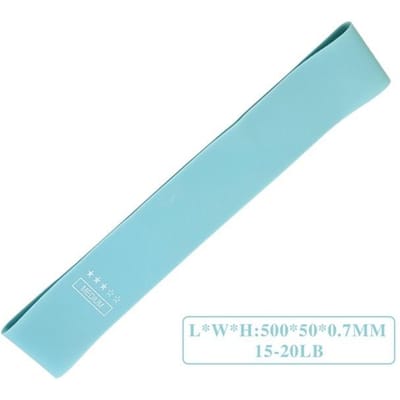 Bandes de Résistance Fitness Caoutchouc Exercice Salle de Sport Musculation Entraînement Bandes Élastiques pour Fitness Mini Bandes Yoga Crossfit Athlétisme Équipement Utilisation Pratique 50cm