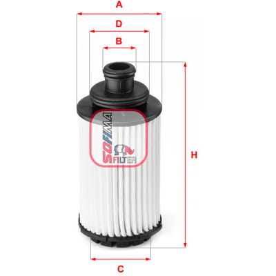 Oliefilter SOFIMA S5118PE