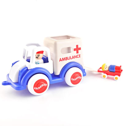 Viking Toys - Grote ambulance in doos