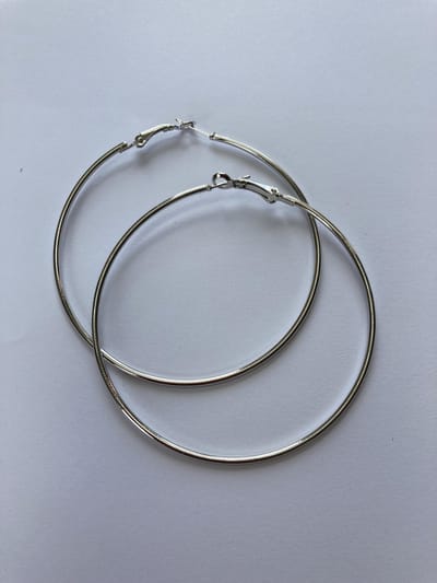 Oorringen zilver ronde buis 7 cm - Oorringen - Oorbellen