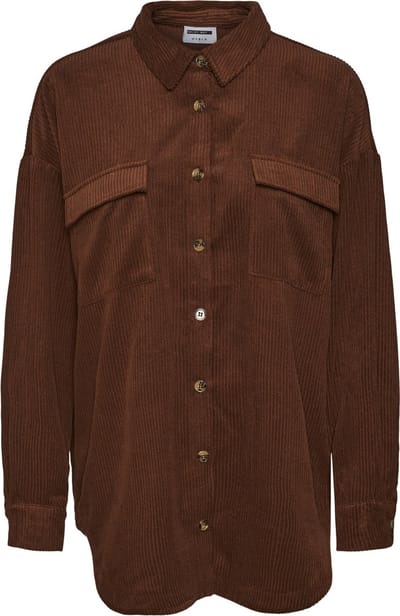 Noisy may Blouse Nmflanny L/s Corduroy Shacket Bg No 27022551 Cappuccino Dames Maat - M