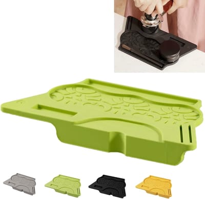 Professionele Koffie Tamper Mat voor Barista's - Antislip, Duurzaam en Makkelijk Schoon te Maken - 20 x 10 cm