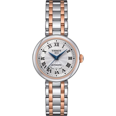 Tissot Bellezza Mouvement Mécanique Automatique Échelle Romaine Étanche Montre Calendrier Montres pour Femmes Argent T126.207.22.013.00 Regular Watch Box